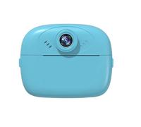 Swiixxer Children'S Camera Instant Print 48 Million High-Definition Dual Cameras Mini Video Camera Photo Thremal Printing Blue