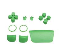 Swiixxer Controller Button Joystick Key Replacement Shell Case Cover Cap Gamepad Handle Accessories Green
