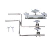 Swiixxer Drum Extension Clamp Drum Cowbell Mount Bass Drum Cowbell Holder for Cowbell Cymbal Musical Instrument Percussion 2 High Guality