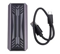 Swiixxer Dual Protocol SSD NVME M2 Hard Drive Enclosure RGB Aluminum M.2 to USB3.1 Gen1 5Gbps Gen2 10Gbps Type C NGFF NVME Case