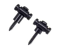 Swiixxer Electric Guitar String Buckle Holders with Mounting Screws Mounting Tree Guide Guitar Accessories Black