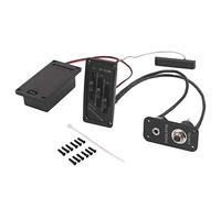 Swiixxer Electric Violin Pickup Piezo Preamp Accessory With Active Tone System Brass