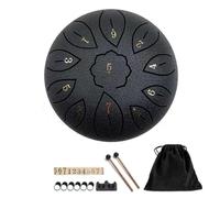 Swiixxer Empty Drum 11-Tone Ethereal Drum C Key Steel Tongue Drum Musical Instrument