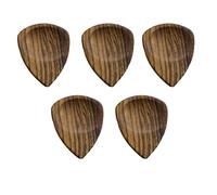 Swiixxer Grooved Guitar Picks, Wooden Guitar Picks, Wooden Guitar Picks for Electric, Acoustic or Bass Guitar,D