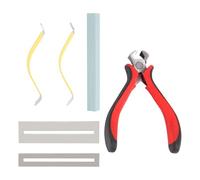 Swiixxer Guitar Clean Polish Tools 6 Pieces Professional Luthier Tools Repair Kit Fret Cutter Wire Guitar Tool Set