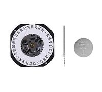 Swiixxer Japan Quartz Watch Movement VX32 VX32E Date at 3 with Adjust Stem and Battery Watch Repair Parts Accessories