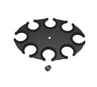 Swiixxer Microphone Holder, Multi Mic Holder for Wired and Wireless Mics, Multiple Microphone Organizer and Display for Mic Stand