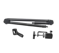 Swiixxer Microphone Stand Adjustable Heavy Suspension Scissor Boom Arm Holder USB Condenser Mic Holder 1Set