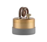 Swiixxer Mini Alcohol Stove Outdoor Portable Solid Shell Powerful Safe Spirit Burner Camping Windproof Card Stove Gold
