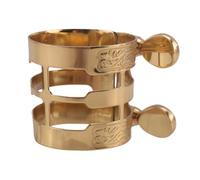 Swiixxer New Carved Metal Ligature Alto Sax Clarinet Mouthpiece Ligature Clip for Alto Saxophone
