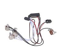 Swiixxer Preamp 3 Band Equalizer EQ Harness Guitar Bass Tone Control System for Active Pickup