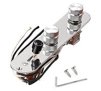 Swiixxer Prewired Guitar Control Plate Assembly,Loaded 3-Way Blade Switch Push Pull Potentiometer Excellent Pot Speed Knobs