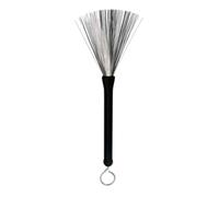 Swiixxer Retractable Jazz Drum Brushes Stick Steel Wire 32cm Cleaning Brushes Retractable Jazz Drum Brushes for Jazz Rock Music Lover