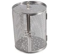 Swiixxer Rotisserie Basket,14X18cm Stainless Steel Oven Roast Basket Baking Cage for BBQ Grill Bakeware Tool Air Fryer Grill