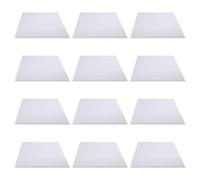 Swiixxer Self-Adhesive Acoustic Panels 12 Pack,12 x 12 x 0.4 inch Sound Proof Padding,Sound Absorbing Panel for Home,White