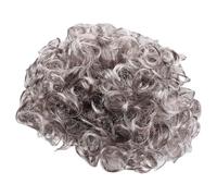 Swiixxer Silver Adult Momma Old Lady Costume Wig Granny