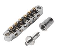 Swiixxer Silver Tune-O- Electric Roller Saddle Bridge Lp Electric Guitar Bridge Korea