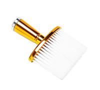 Swiixxer Soft Hair Brush Neck Face Duster Hairdressing Hair Cutting Cleaning Brush for Barber Salon Hairdressing Tools-Gold