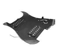 Swiixxer SQ Electric Guitar Loaded Prewired Scratchplate Replacement Spare Parts Accessories Guitar Pickguard Electric Guitar Pickguard Pickup Assembly Black
