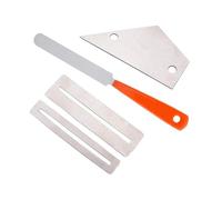 Swiixxer Stainless Steel Guitar Polishing File Guitars Frets Leveling Ruler Fret Polishing Protection Gasket Guitar Repag Tool