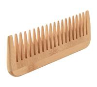 Swiixxer Thick Solid Wood Comb Wide Tooth Comb Portable Styling Massage Anti-Static Hair Comb Handleless Hairdressing Comb