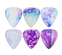 Swiixxer Transparent Picks, Guitar Picks, Folk Guitar, Personalized Color Transparent Picks C