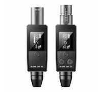 Swiixxer UHF Wireless Microphone Transmitter Receiver XLR Microphone Wireless System Suitable for 48V Capacitive Microphone Accessories Parts