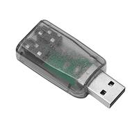 Swiixxer USB to 3.5mm Mic Headphone Jack Stereo Headset 3D Sound Card Audio Adapter PC