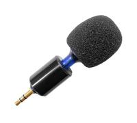 Swiixxer Video Recording Microphone Mini Condenser Record Interview Vlog Mic for SLR Camera Black