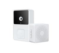 Swiixxer Video Wireless Smart Doorbell Kit WiFi Video Doorbell Camera Night Vision Two-Way Audio Cloud Storage Security Doorbell