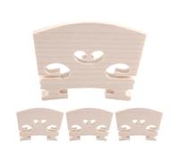 Swiixxer Violin parts Violin-Bridge-5pc-4/4 Maple Bridge Violin Parts, 4 Piece