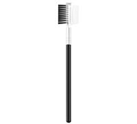 Swiixxer Women Double-sides Brow Comb Eyebrow Brush Wood Holder Make-up Cosmetic Makeup Tool 1pcs Black