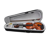 Swiixxer Wooden Violin: Solid Wood Popularization Violin, Beginner Practice Violin
