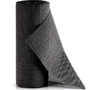 Swilix Shelf Liners, Multipurpose Anti Slip Non-Adhesive PVC Mat, 197” L x 12” W Waterproof & Durable Shelves Liner, Kitchen Drawer Liner for Kitchen Cabinets, Office & Bathrooms - (Black)