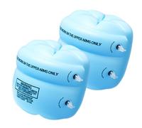 Swim Arm Puffs & Float Bracelets | A Pair of Inflatable Lightweight Safety Gear - Swimming Bracelets & Water Floating Rings | For Summer Vacation And Holiday And Parties Birthdays Holidays