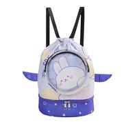 Swim Bag for Kids Dry Wet Separation Drawstring Waterproof Adjustable