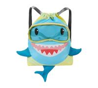 Swim Bag for Kids,Shark Design Backpack with Shoe Compartments,Dry Wet Separated Sport Bag | for Age 3 and up Girls Boys Camping Hiking Shopping Dance Travel Gym Beach Sport Fitness