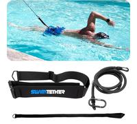 Swim Belt Tether Kit with L/XL Size Belt for Stationary Pool or Swim Spa Swimming Olympic Size Pool