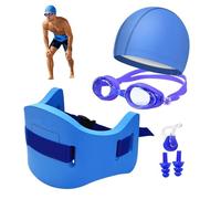 Swim Belts - Adjustable Lightweight Float, 24.02 X 8.86 X 1.1in Swimming Pool Floats with Secure Buckle Fit, Pool Safety Float Belt, Kids Swim Training Equipment for Pools Summer