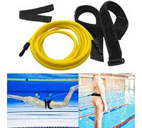 Swim Belts Swim Tether Pool Swim Training Leash Swim Training Belt Swim Traning Resistance Bands Swim Bungee Cords Swimming Belt Swim Tether Stationary Swimming Swim Trainer Elastic Swimming Belt