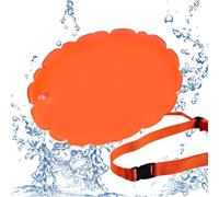 Swim Buoy, Safety Tow Float, Swimming Float Dry Bag, Swimming Buoy, Suitable for Swimming, Beach Water Sports, Surfing, Snorkeling, Triathlon Enthusiasts, Dual Airbags, 50 x 40cm