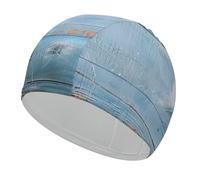 Swim Cap Hat Fabric Things on The Ground Swimming Cap for Short Long Hair to Keep Hair Dry, Waterproof Bathing Caps for Women Men, Stretchable Comfortable Shower Caps Non-Slip Pool Hat