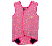 Swim Cosy Baby/Toddler Wetsuit Vest with UPF50 - Neoprene Wrap around design for Boys/Girls 0-3 years - Unicorns, Dinosaurs, Ducks (Pink Sprinkles, LARGE 18-30 Months)