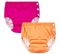 Swim Diapers 2Pcs Reusable Swim Diaper Breathable Toddler Diaper Unisex Baby Swimming Pants Waterproof Diapers for Swimming Lessons Size 100