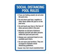 Swim Diapers Required Children Who Are Not Toilet Trained Bilingual Sign Pool Rules Signs Warning 8x12 Inch