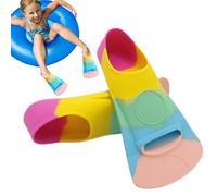 Swim Fins Kids, Flippers Training Fins, 56.98x9801 inches Food Grade Silicone Comfortable Adjustable Design, Multi Purpose Gear for Pool Beach Lake Water Practice, Beginners