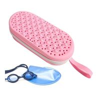 Swim Goggle Case, Snorkeling Goggle Organizer, Protective Case for Diving Glasses, Portable Silicone Snorkeling Eyewear Organizer Box
