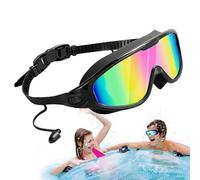 Swim Goggles | Adult Swim Goggles | Anti Fog Swimming Gogglles For Men With Wide View | Uv Protection Swiim Glasses For Youth, Leakproof Gogglees With Clear Vision And Adjustable Strap