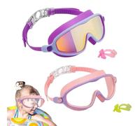 Swim Goggles | Swim Goggles Kids Pool Glasses - Anti-Fog No Leaking Eyewear with Nose Clip UV Protection for Diving Snorkeling Beach Pool Summer Girls Boys Youth