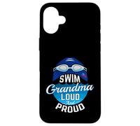 Swim Grandma Goggles American Flag Swimmer Design Case for iPhone 16 Plus